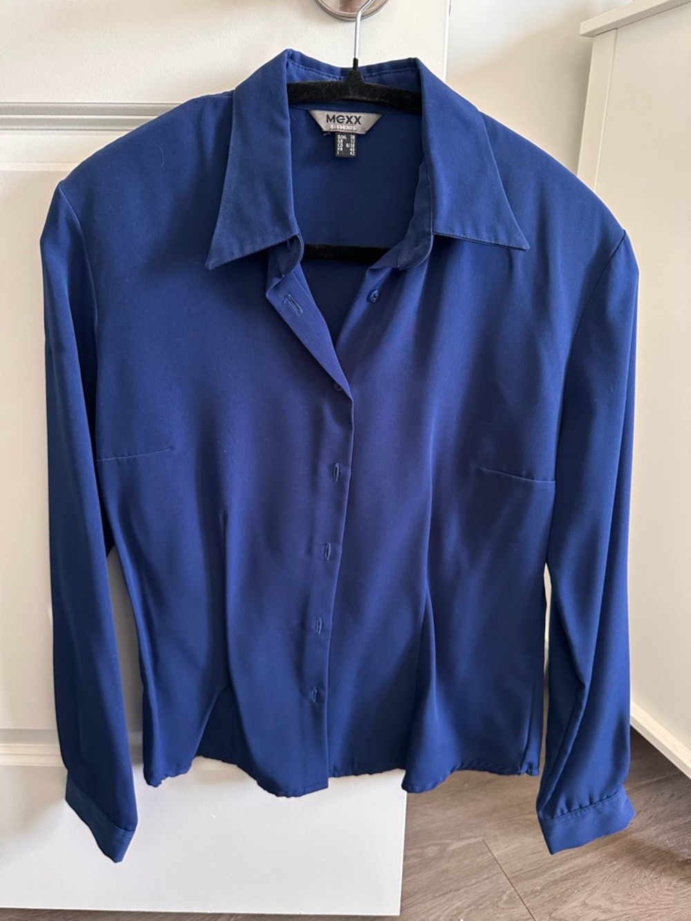 Vintage Mexx Royal Blue Long-Sleeve Button Down Shirt